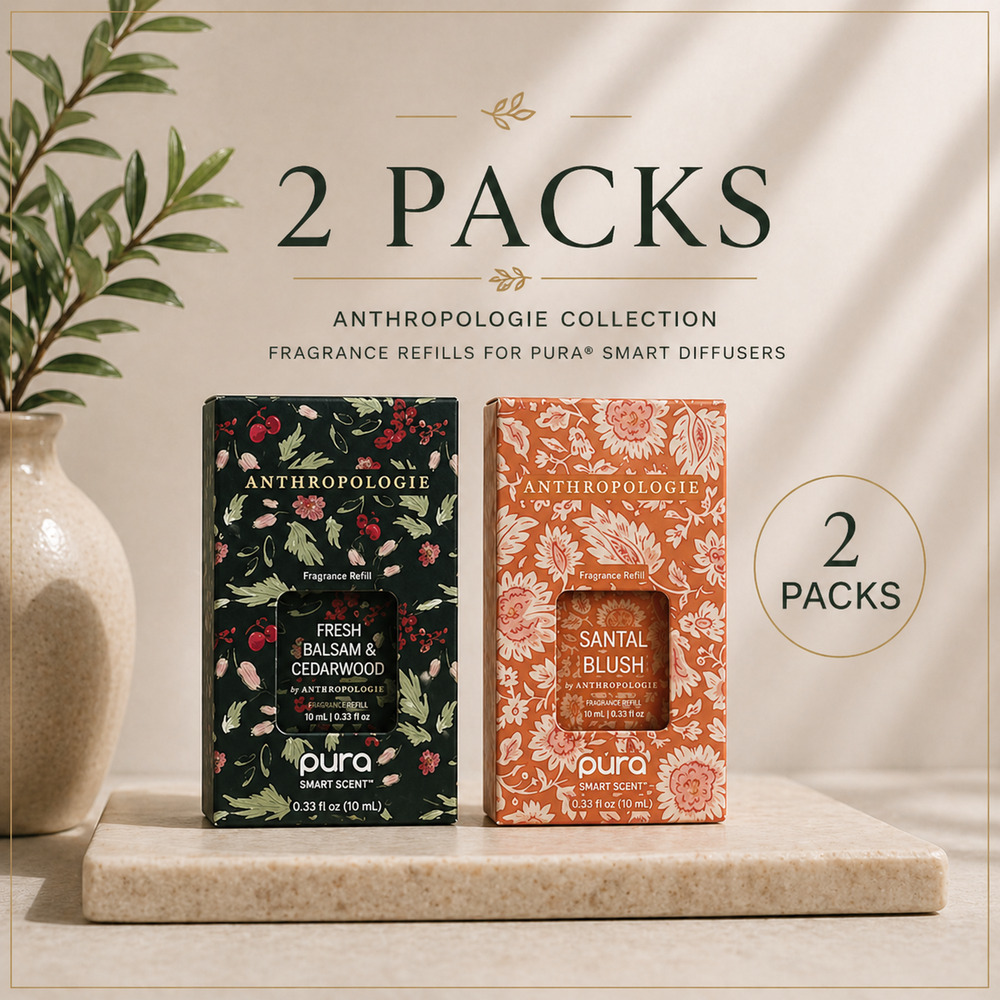 Pura Anthropologie Santal Blush Balsam Cedarwood Refill 2 Pack 10ml